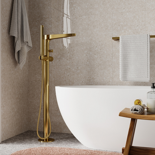 Напольный смеситель для ванны WasserKRAFT Sauer 7121 9063525