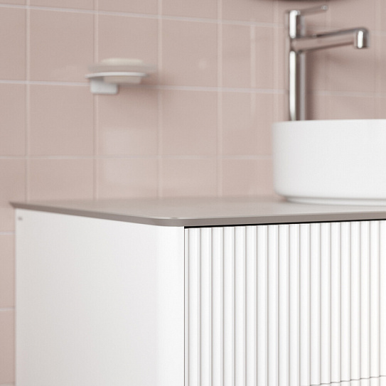 Тумба подвесная, со столешницей (OPH10W0i89), 100 см, белый IDDIS Aiger, AIG10W0i95K