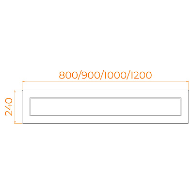 Экран для душевого поддона RGW NА/CL-S (фронтальный)