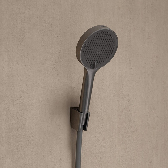 Лейка для душа, графит матовый, Iddis Aiger, AIG4FG0i18