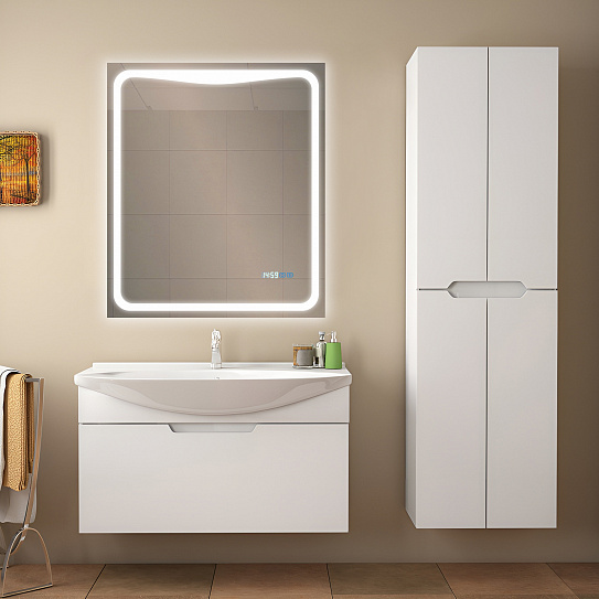 Зеркало в ванную 60х70 с подсветкой и термообогревом Monterey Алиса