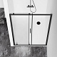 Дверь в нишу GoodDoor Cube WTW-140-C-B 140 черный КУ00029