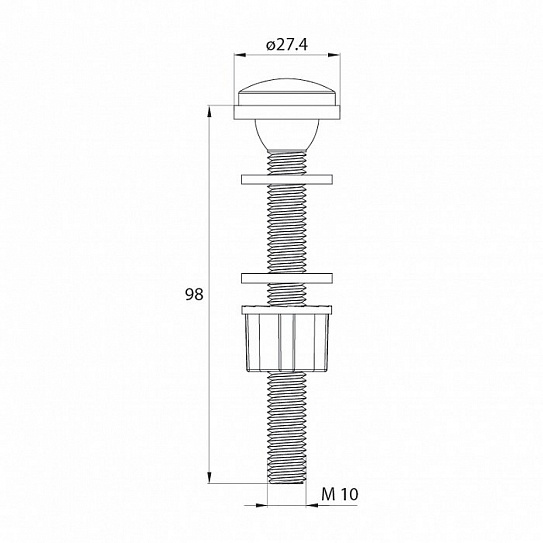 Арматура смывная Iddis тип А F012400-01K