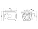 Унитаз подвесной BelBagno Carina BB514CHR