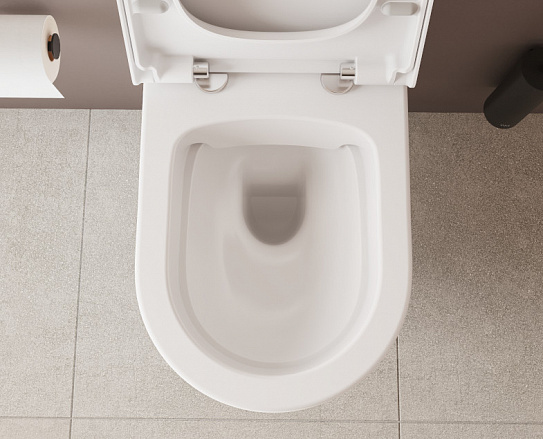 Подвесной безободковый унитаз Vitra Sanibelle 7551B003-0075 (без стульчака)