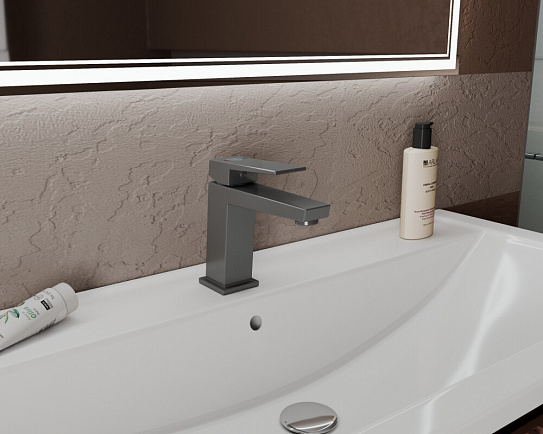 Смеситель для умывальника RUSH Thira TR3635-12Grey