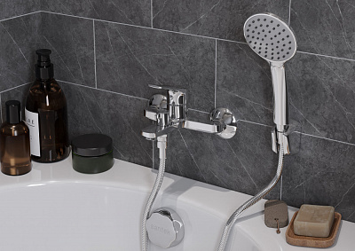 Смеситель для ванны Santek Кант WH5A10002C001