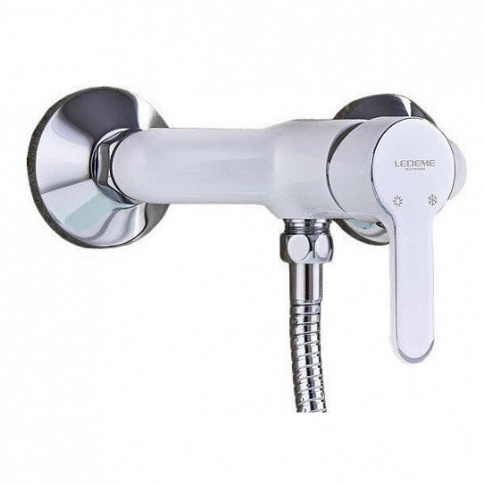 L2003W Смеситель для душа (белый) Ledeme