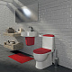 Унитаз-компакт Sanita Luxe Best Color Red (сиденье дюропласт, микролифт) BSTSLCC07110522