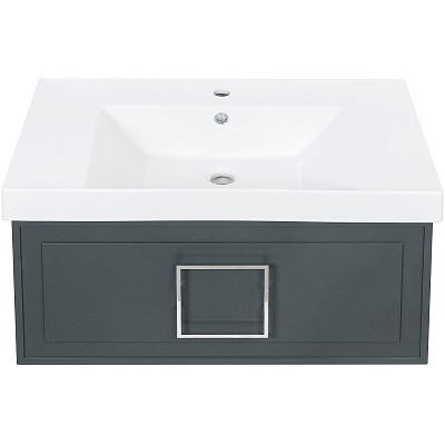 Тумба под раковину La Fenice Cubo 80 см серая матовая (рак. 238720) FNC-01-CUB-G-80