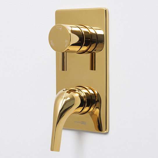 Смеситель для ванны и душа WasserKRAFT Sauer 7171