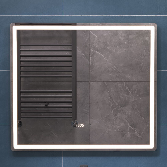 Зеркало в ванную 80х70 VIGO Geometry Luxe 800 на взмах