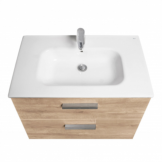 Тумба под раковину Roca Victoria 80 орех 2 ящика A857470517