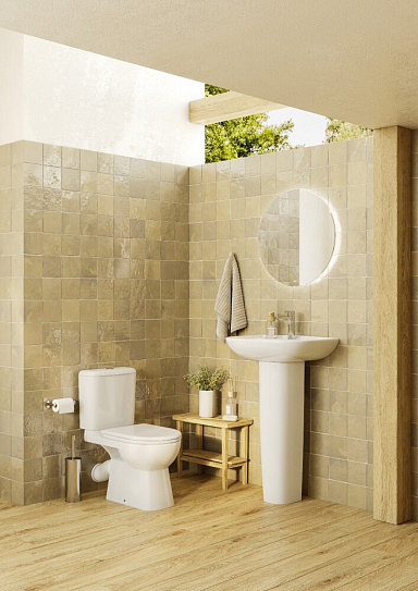 Унитаз-компакт Roca Access с косым выпуском 34P23900Y