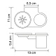 Держатель стакана и мыльницы WasserKRAFT Kammel K-8326