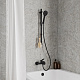 Стойка для душа, черная матовая, Ideal Spa, Milardo, ILS70B0M17