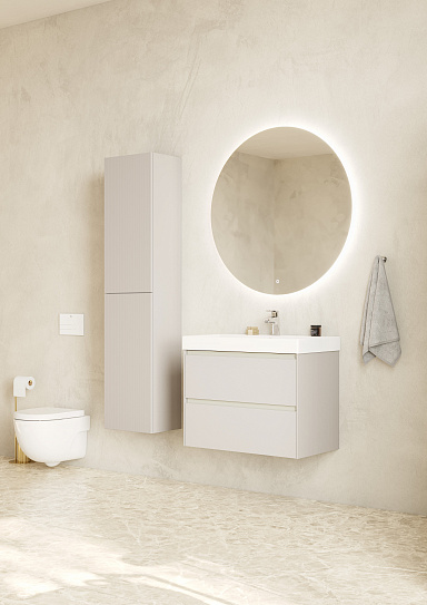 Тумба под раковину Roca Ona Ivory 800 слоновая кость, 2 ящика, ZRU9307862