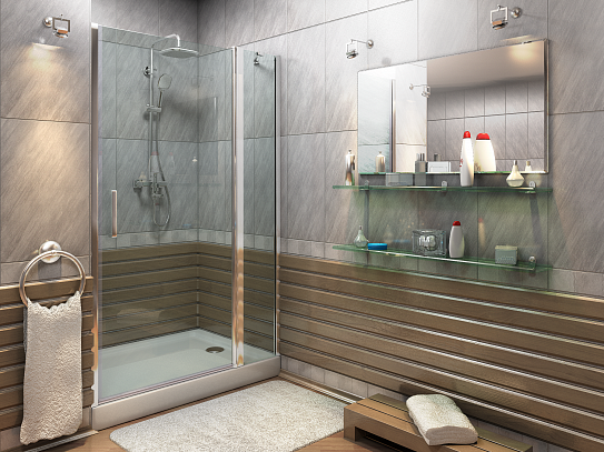 Душевое ограждение Good Door Pandora WTW-120-C-CH