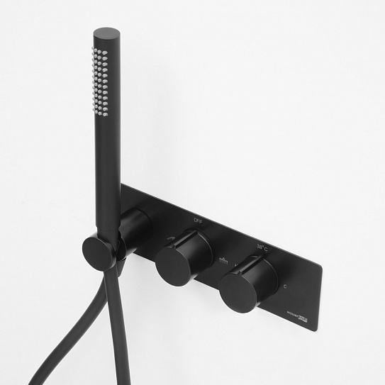 Встраиваемый смеситель для душа с гигиенической лейкой WasserKRAFT Elbe 7400 7488