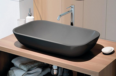 Раковина Sanita Luxe INFINITY 60 Color Grey Stone INFSLWB25