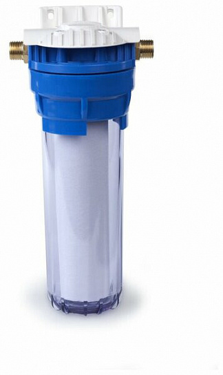 Корпус Гейзер -10" х 3/4 SL.мет скоба прозр