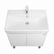 Тумба под раковину AQUATON Сканди Doors 70 белый глянец/белый матовый 1A278901SD010