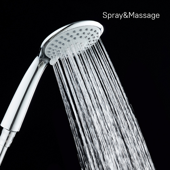 Лейка для душа 3 режима Milardo 3F Essential 3803F10M18