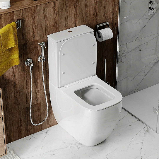 Унитаз компакт с бачком и сиденьем микролифт Cerutti SPA Chika CT8708