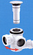 Сифон для ванны с раздвижным переливом 1 1/2 McALPINE MRB11-AB
