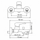 Смеситель для ванны с коротким изливом WasserKRAFT Vils 5601