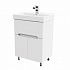 Тумба напольная MIRSANT Soho Quadro Light 60 УТ000073635 (раковина Fest-60)