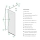 Душевая перегородка Walk In Iddis Slide 120x195 SLI8BS2i23