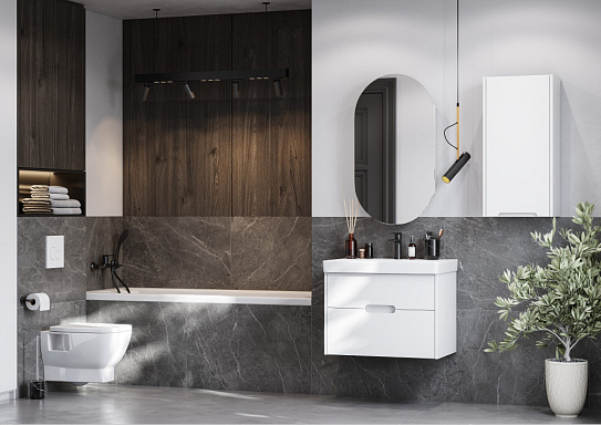 Тумба под раковину AQUATON Оливия 70 1A254301OL010