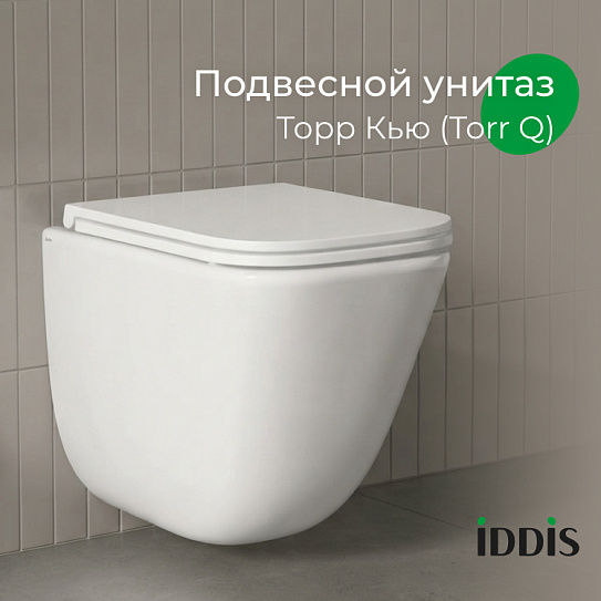 Унитаз подвесной безободковый Iddis Torr Q Торнадо TOQFDSEi25