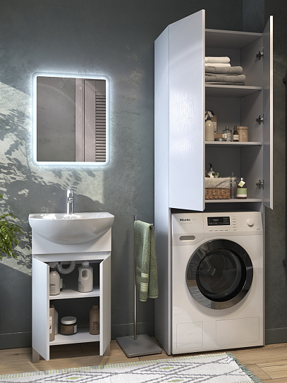 Шкаф над стиральной машинкой Vigo Wing 64 shnr.WIN.64.2D белый