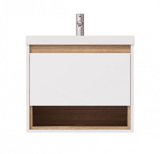 Тумба подвесная MIRSANT Scandy 60 УТ000080060 (под раковину Style 60) (рак 262528 в комплект не входит)