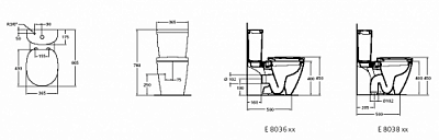 Ideal Standard Connect круг унитаз+стульчак микролифт (Е803601-7
