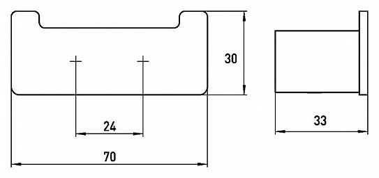 Крючок двойной Emco Loft 057500102
