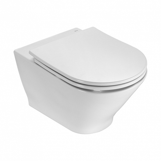 Сиденье Roca The Gap Round микролифт, тонкое, быстрое снятие, быстрое снятие, дюропласт 801D12007