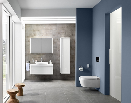 Унитаз подвесной с функцией биде Vitra Metropole Rim-Ex 7672B003-1684