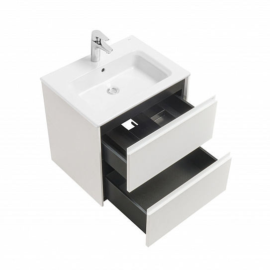 Тумба под раковину Roca Ona 600 белый матовый 2 ящика A857613509