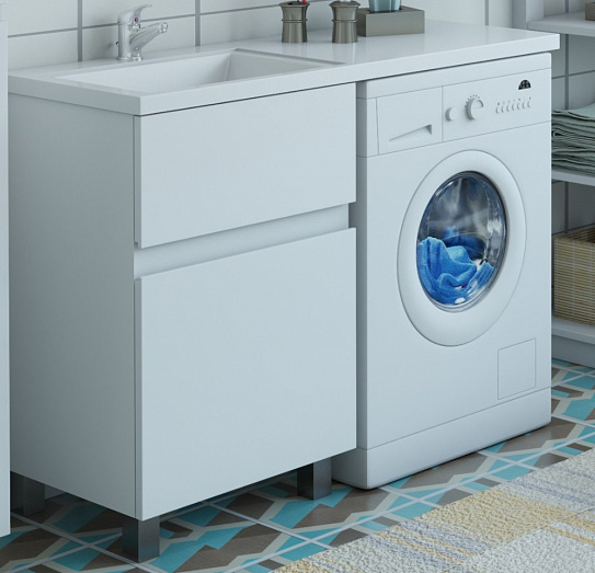 Тумба напольная под раковину Dallas Luxe 120х48, Эстет ФР-00001919 (под раковину Даллас 1200)