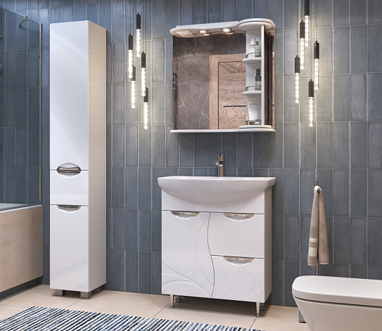 Зеркало с полочками  Vigo Callao 700 zsh.CAL.70.El