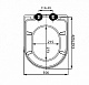 Универсальное сиденье для унитаза Iddis 001 Soft Close, Easy Fix 001DPSEi31