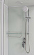 Душевая кабина Frank F409M White низкий поддон , матовые стекла , профиль белый