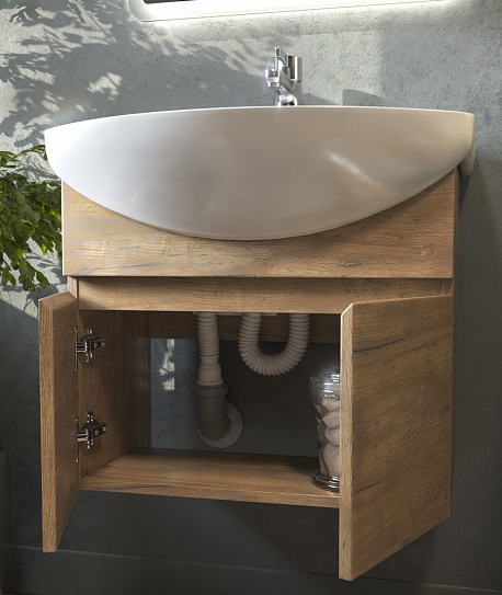 Тумба подвесная Vigo Wing 600-2-0 (под ум Балтика) tp.WIN.BAL.60.2D дуб золотой