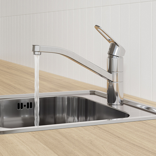 Смеситель для кухни IDDIS KLNSB00i05 Китчен Лайн (Kitchen Line) хром глянцевый