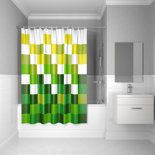 Штора для ванной комнаты Iddis Basic B62P218i11, 200*180см, полиэстер