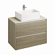 Тумба под раковину Roca Ona 800 темный вяз 2 ящика A857630511
