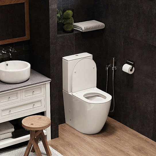 Унитаз компакт с бачком и сиденьем микролифт Cerutti SPA Bella CT8709